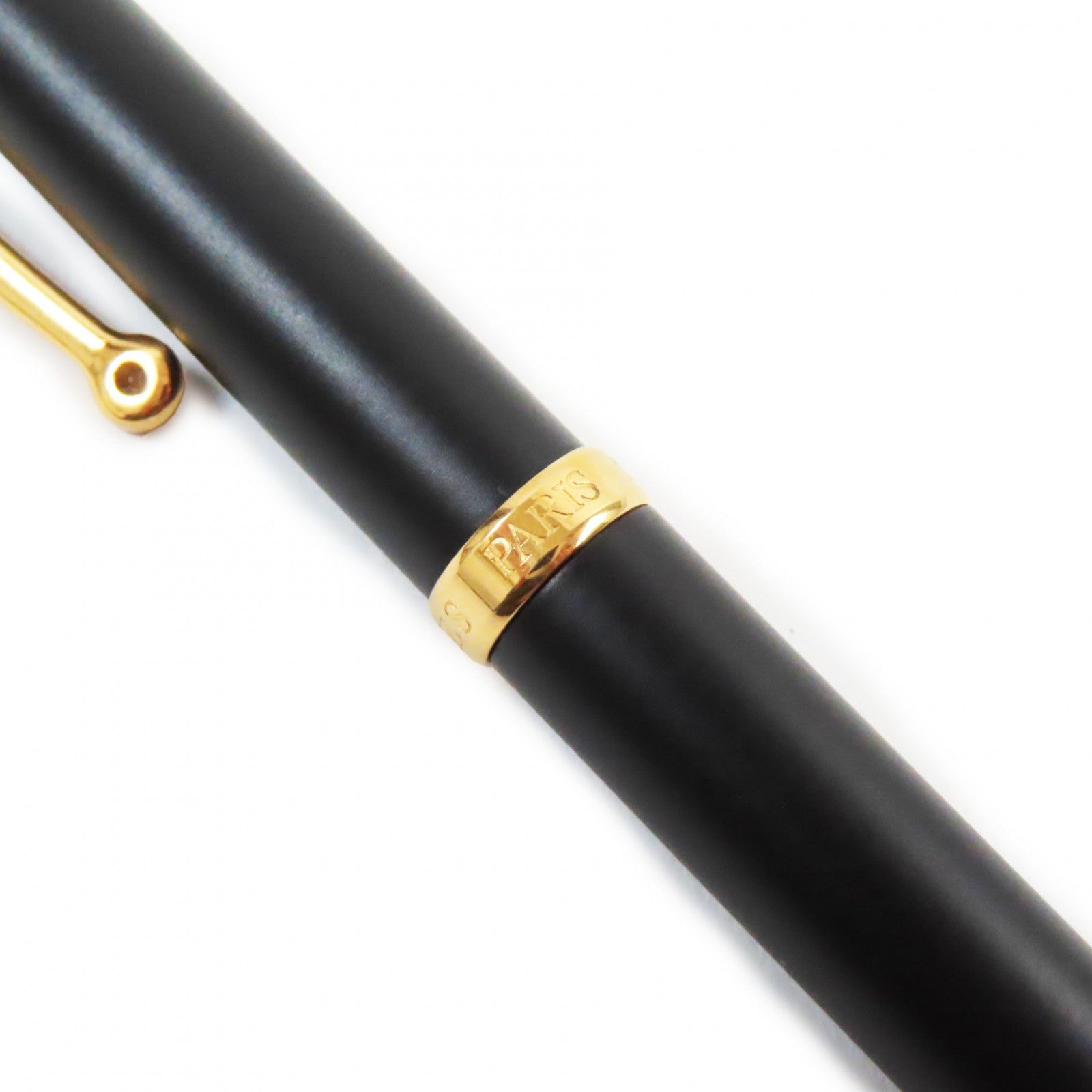 HERMES Allegro Twist Ballpoint Pen Black Gold