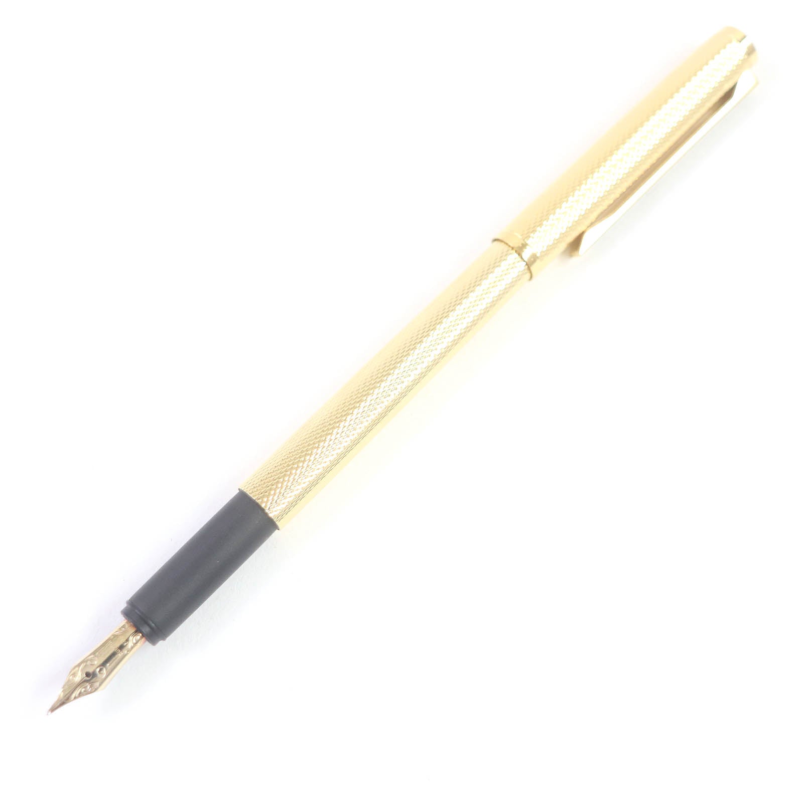 Dunhill K14 F Nib Fountain Pen Gold