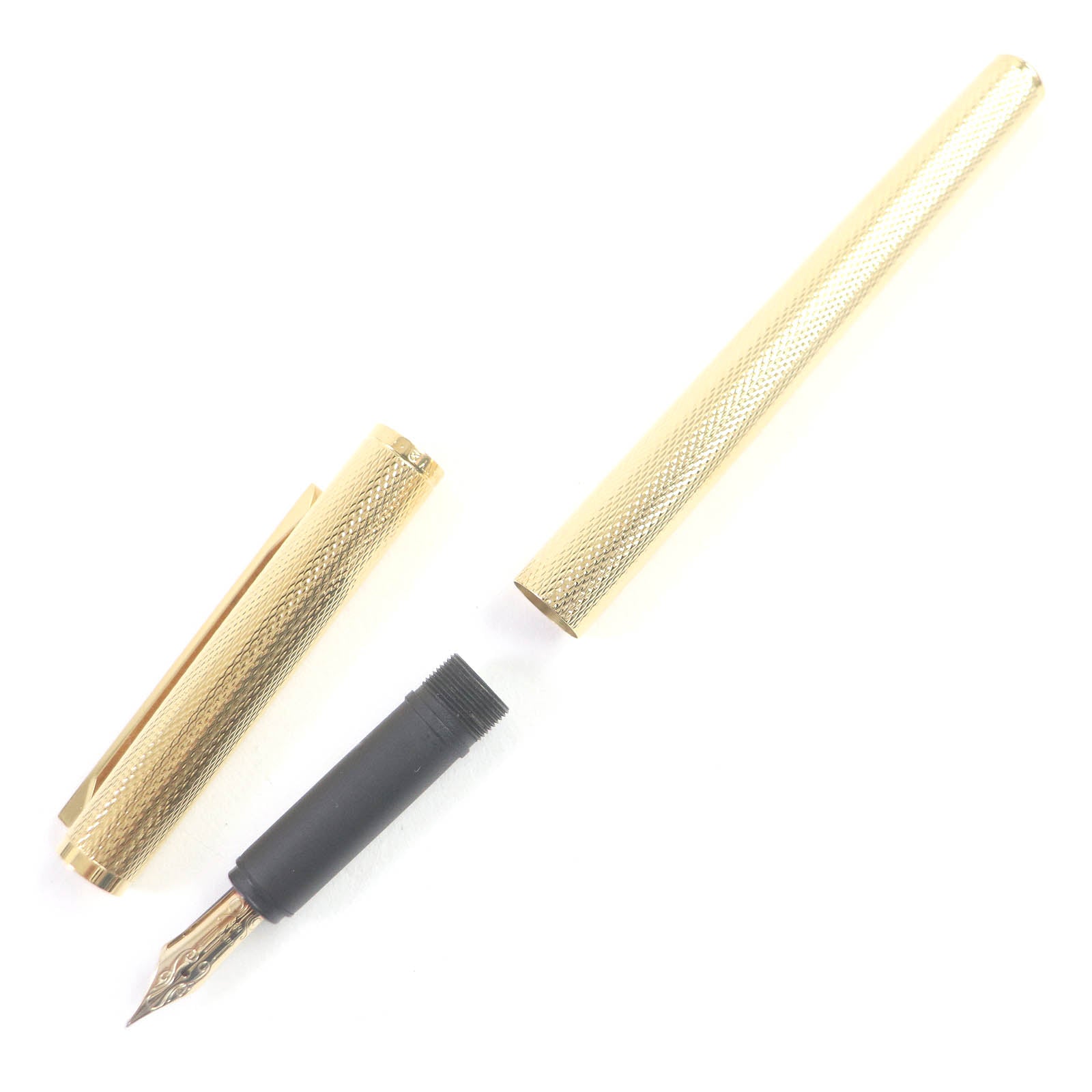 Dunhill K14 F Nib Fountain Pen Gold