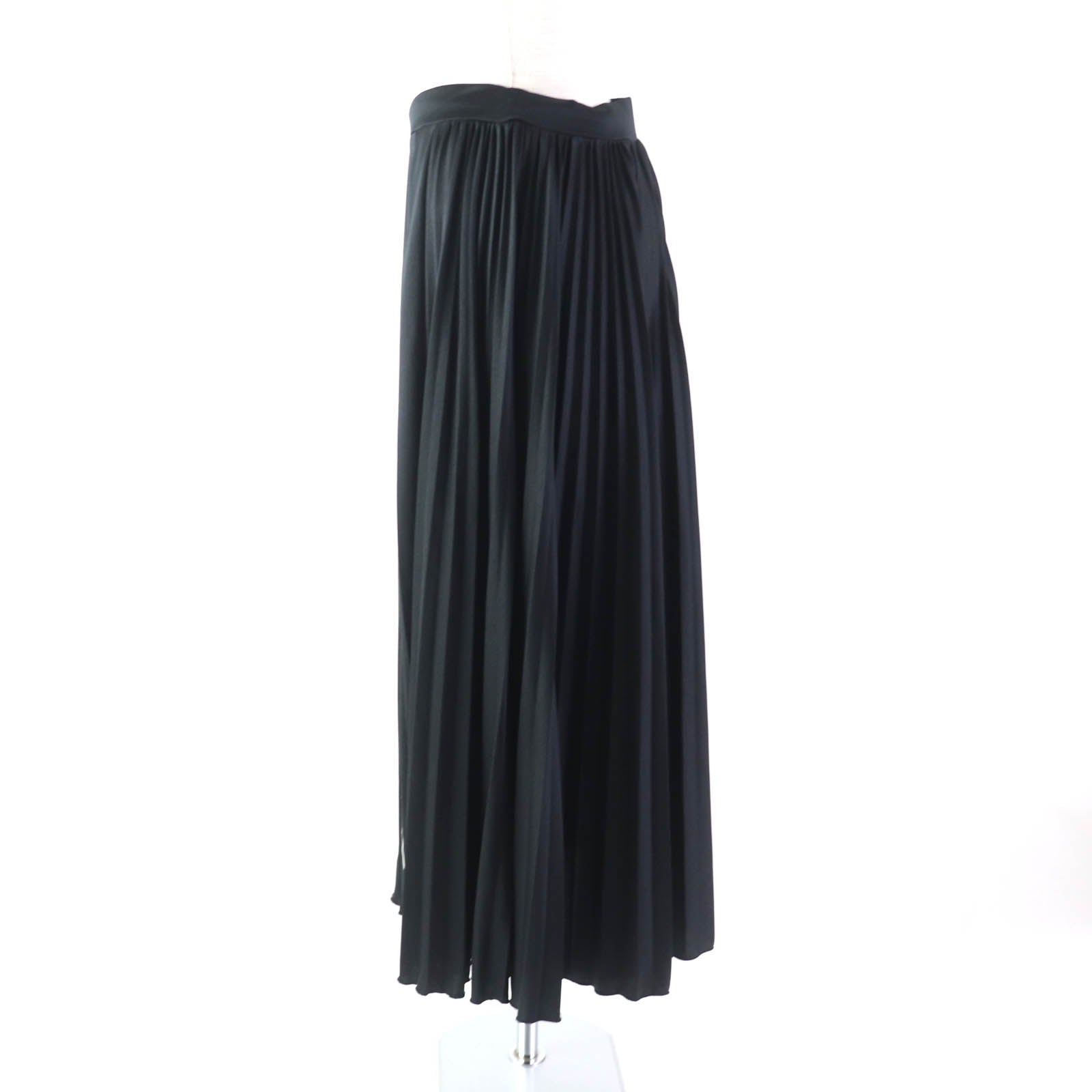 Valentino Logo Pleated Skirt Black S