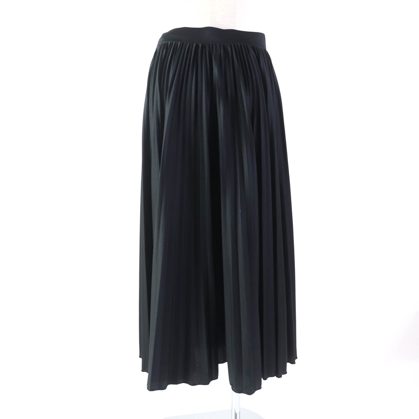 Valentino Logo Pleated Skirt Black S