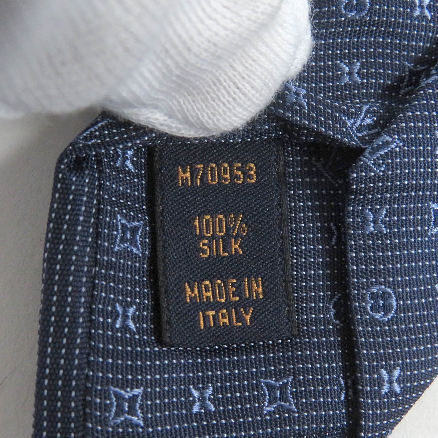 Louis Vuitton Silk Monogram Tie M70953