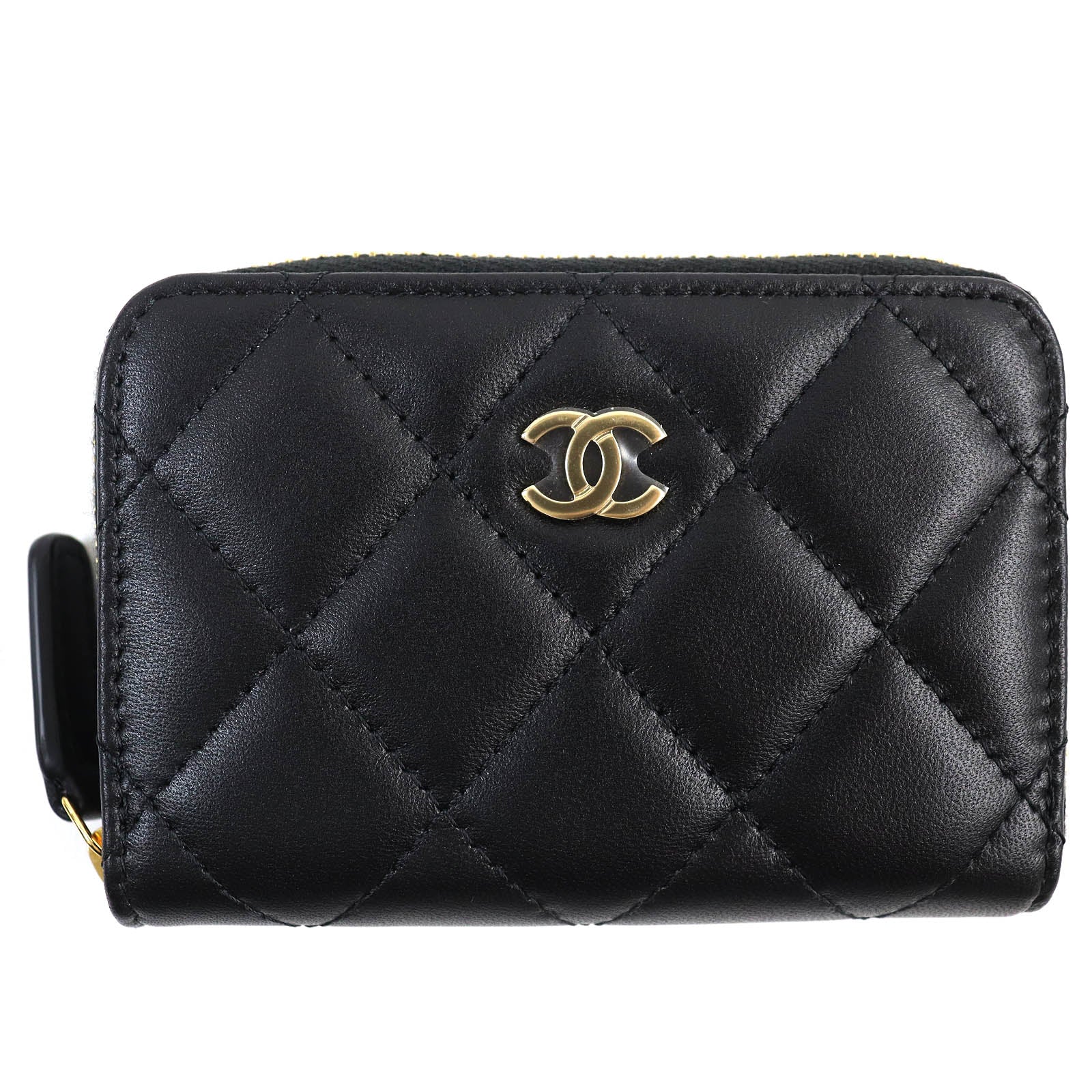 Chanel Classic Leather Zip Coin Purse AP0216