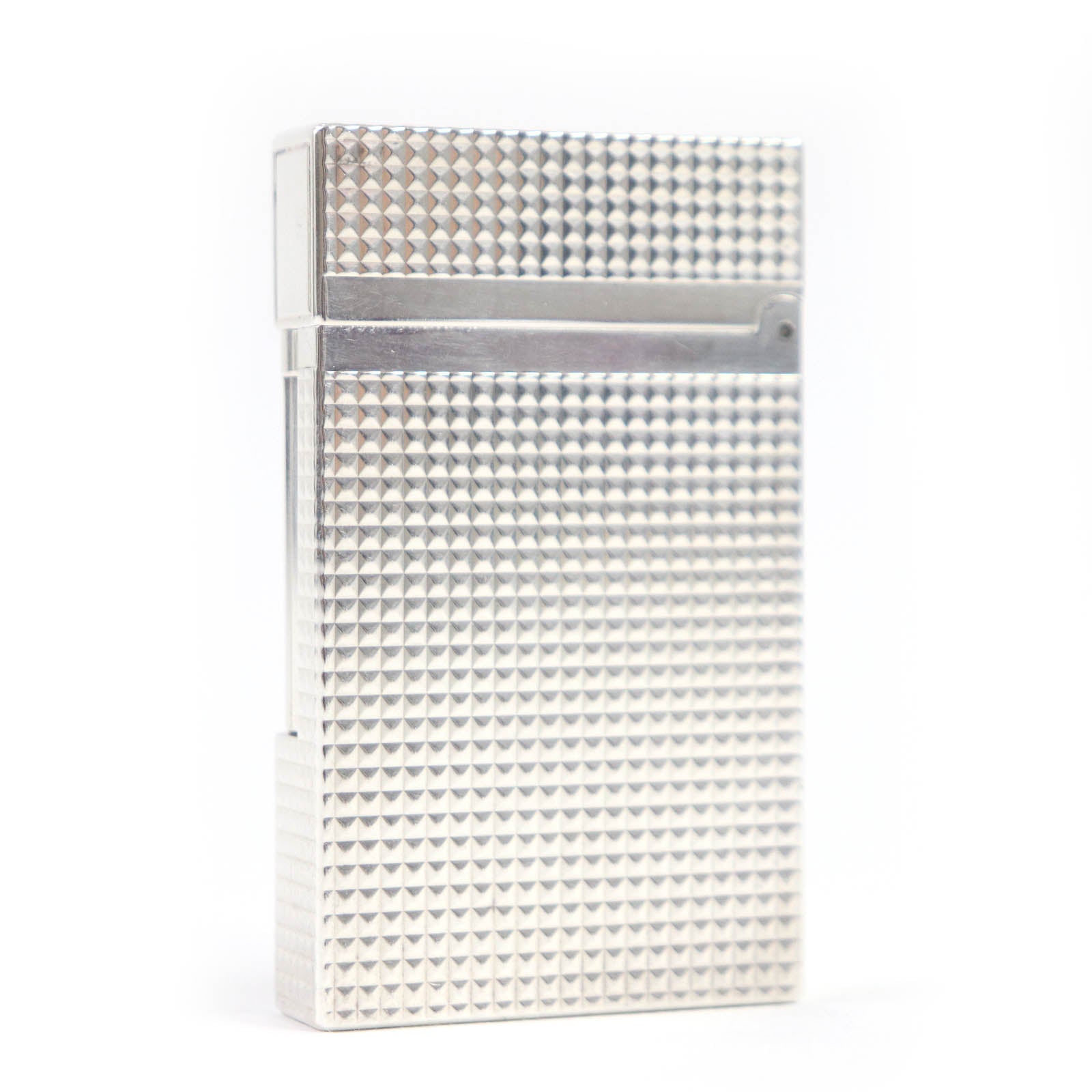 Dupont Line 2 Diamond Head Lighter Silver