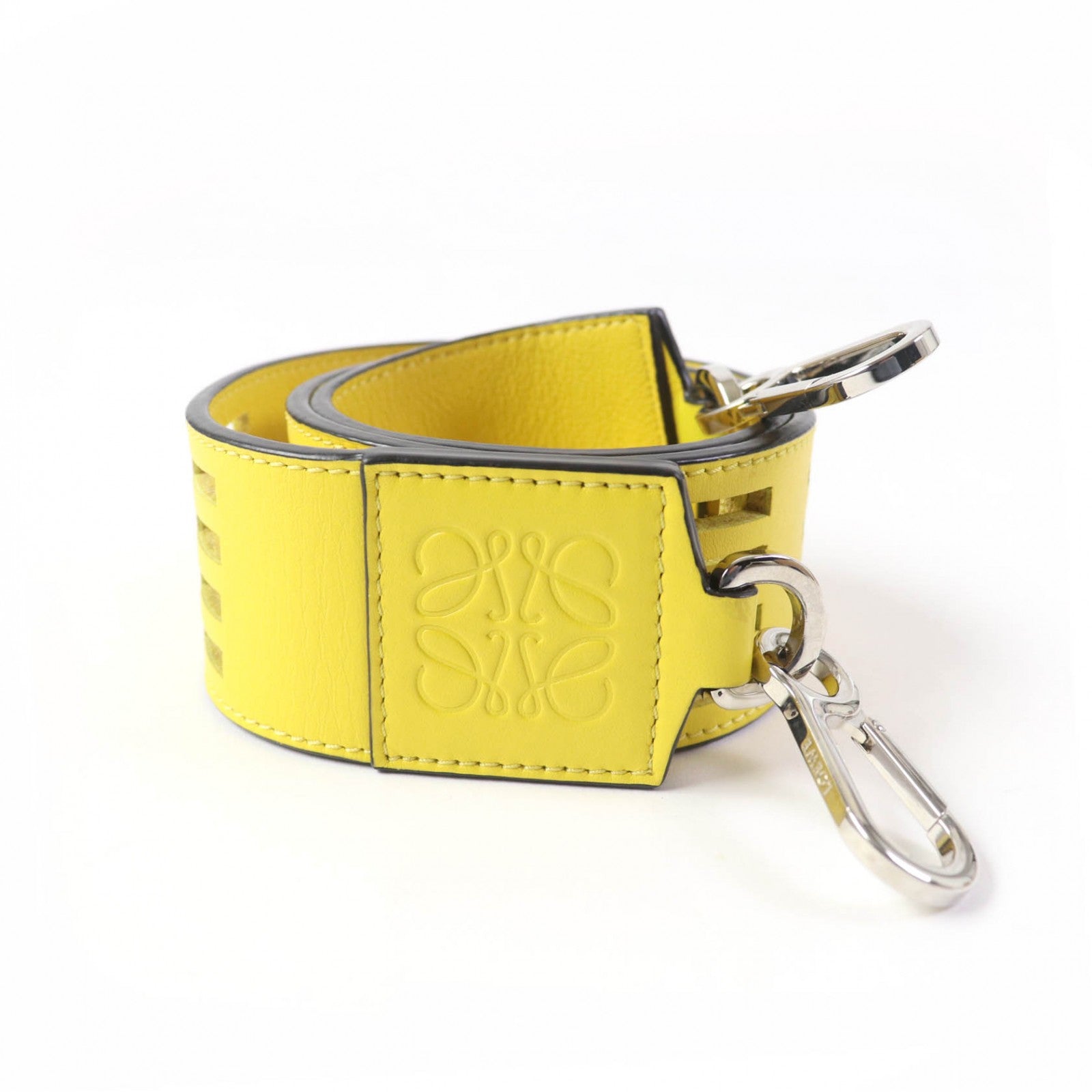 LOEWE Leather Shoulder Strap Yellow