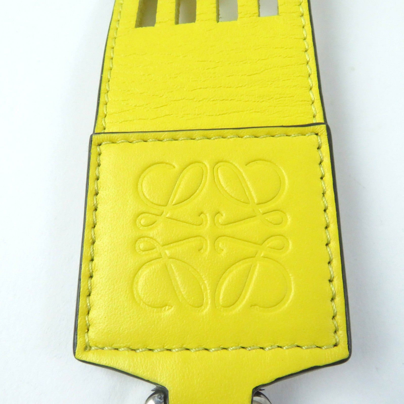 LOEWE Leather Shoulder Strap Yellow