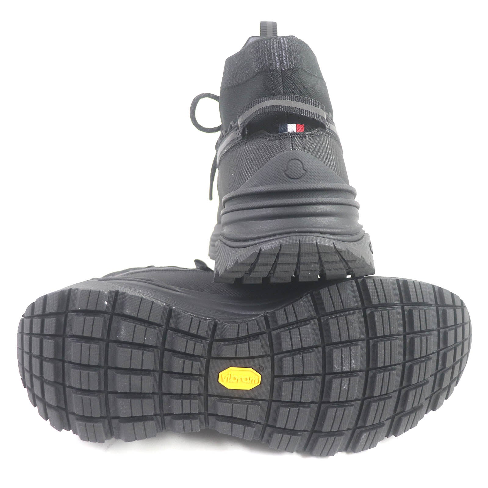 Moncler Runner Vibram Sole Sneakers Black 42