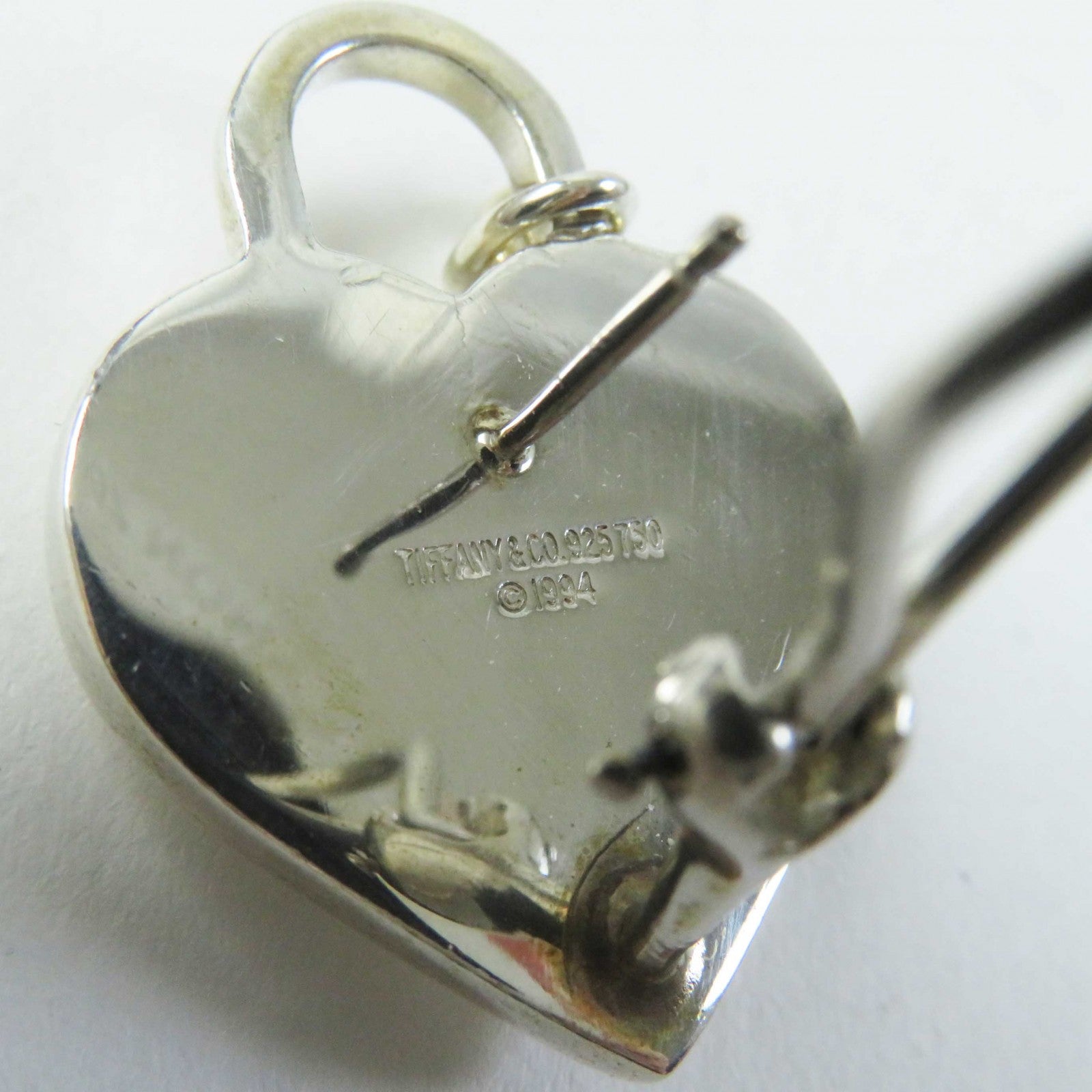 Tiffany & Co Heart Lock Earrings AG925 750