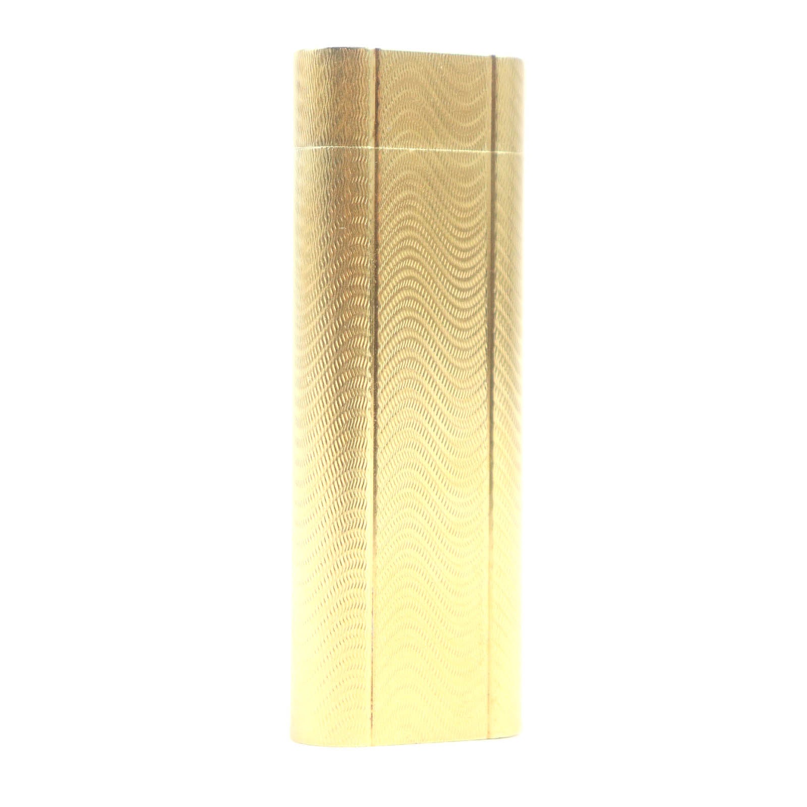 Cartier Oval Roller Gas Lighter Gold