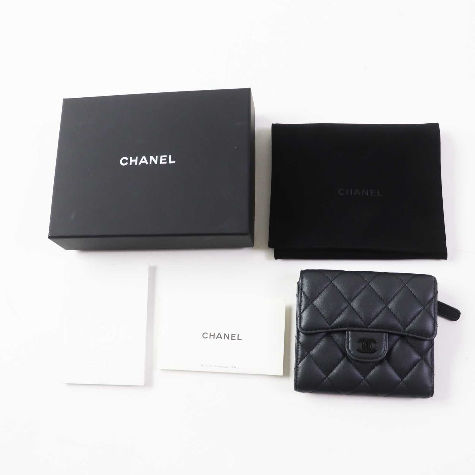 Chanel Timeless Classic Small Wallet Black