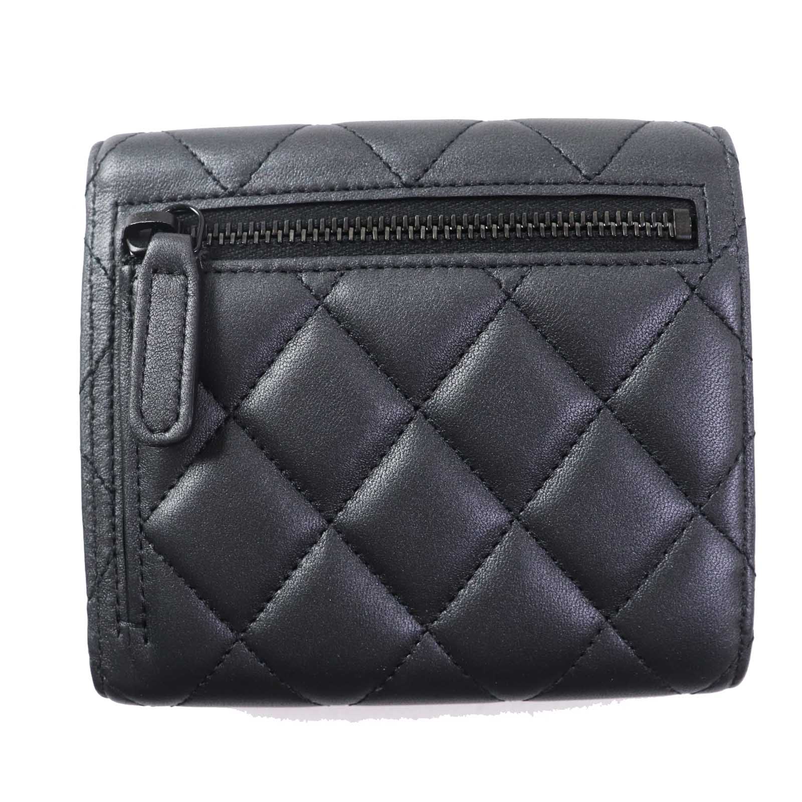 Chanel Timeless Classic Small Wallet Black