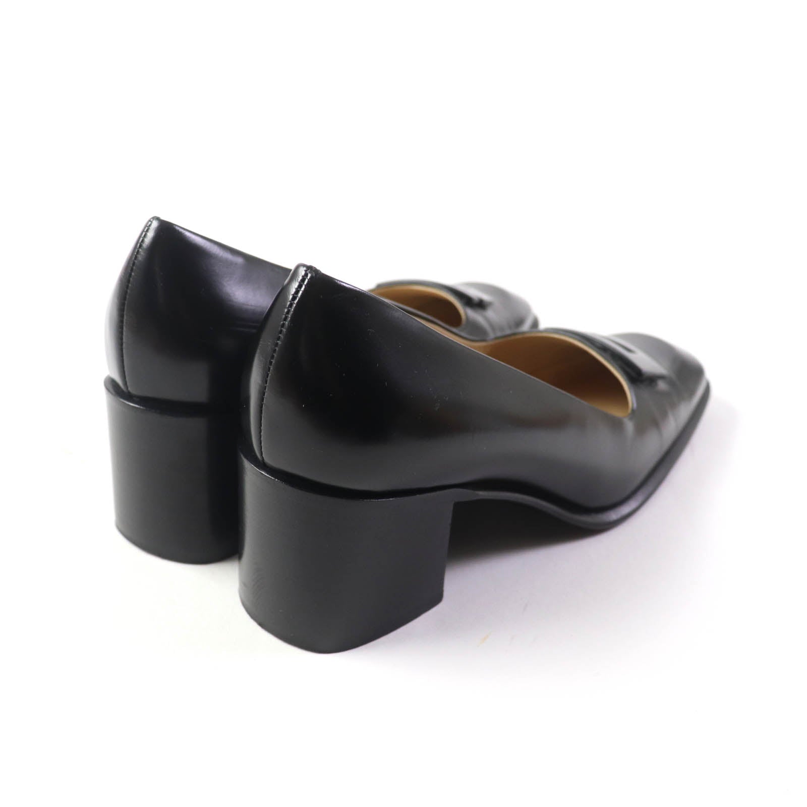 GUCCI Leather Pumps Black 36 Women