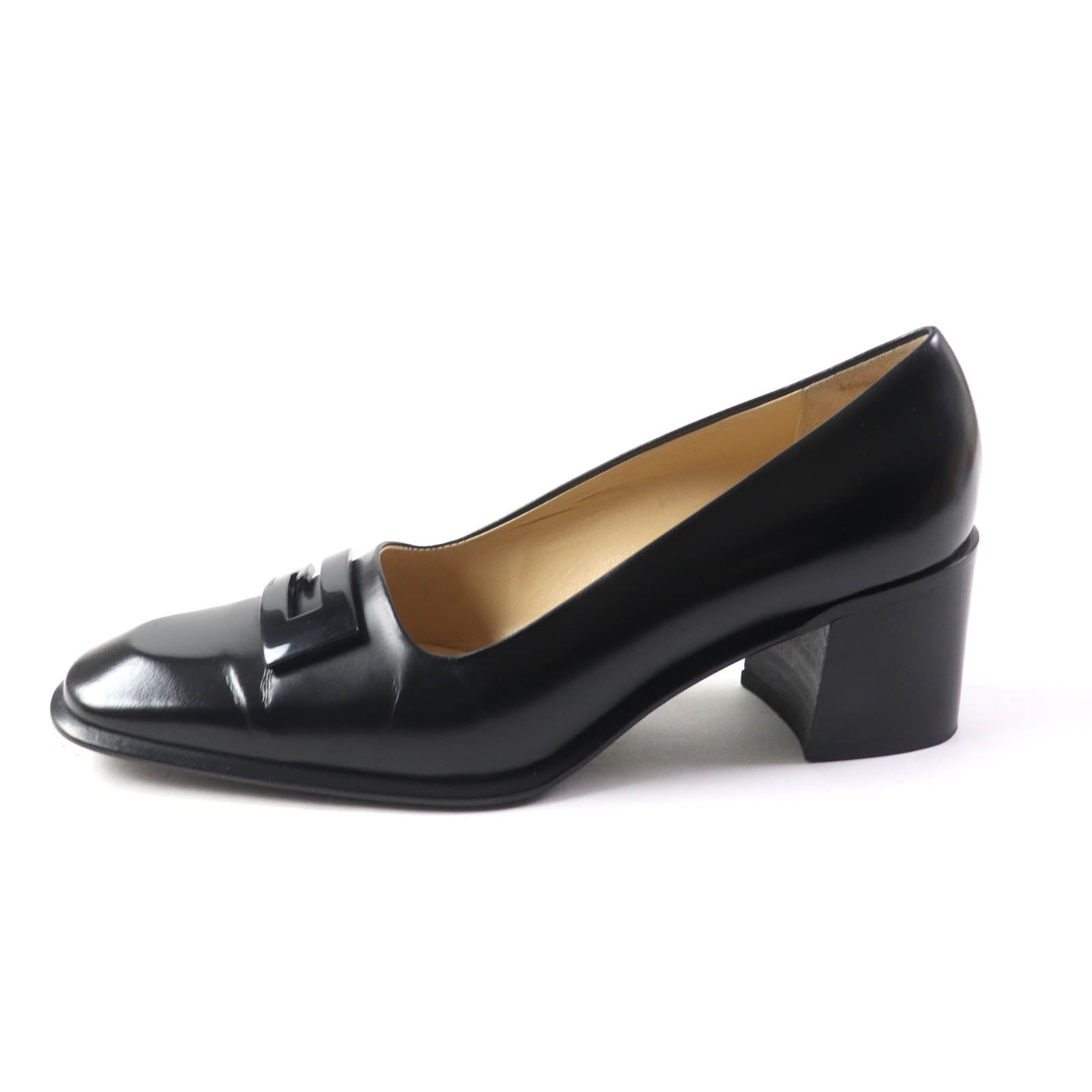 GUCCI Leather Pumps Black 36 Women