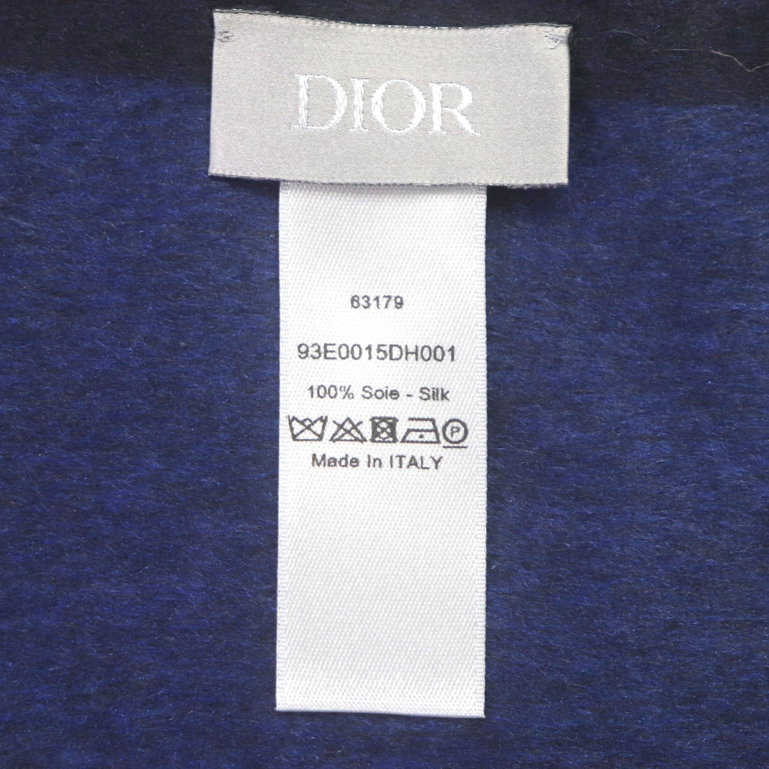 Dior Silk Embroidered Reversible Scarf