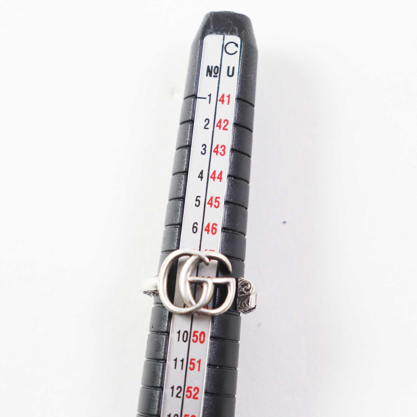 Gucci AG925 Double G Key Ring Arabesque