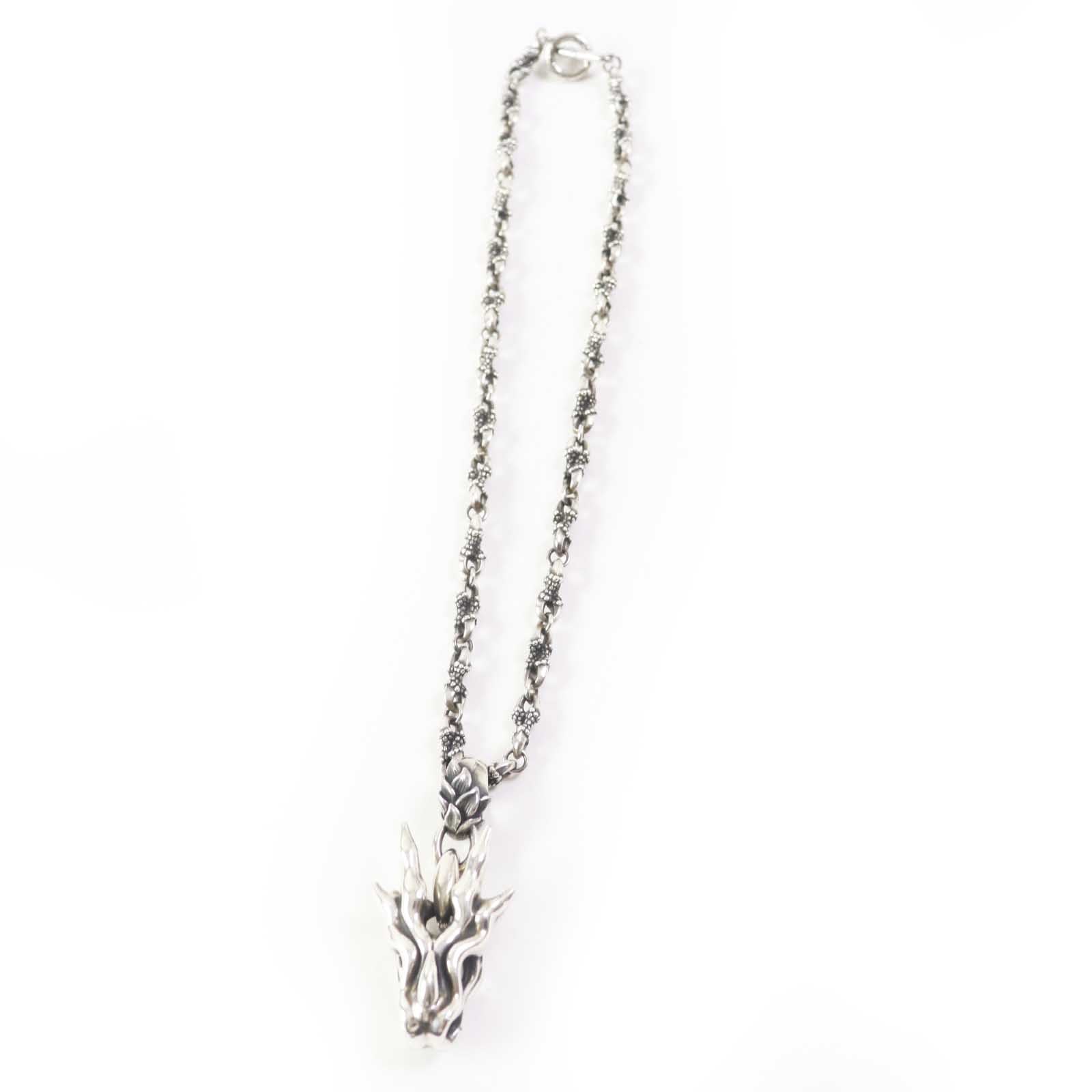 SV925 God Pendant Twisted Claw Necklace