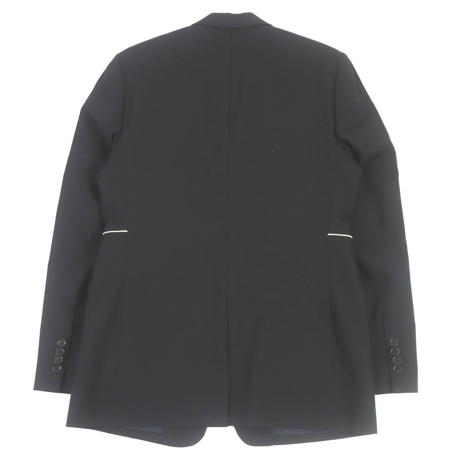 Dior Wool Tribal Patch Tailored Jacket Black