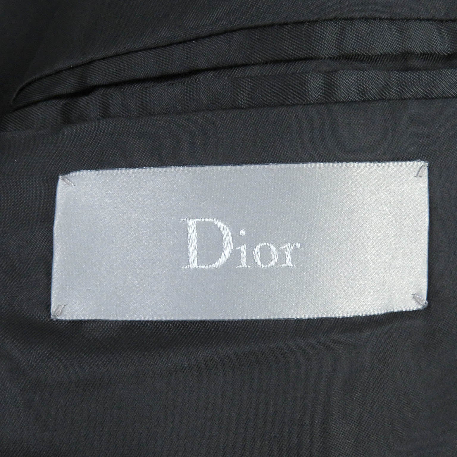 Dior Wool Tribal Patch Tailored Jacket Black