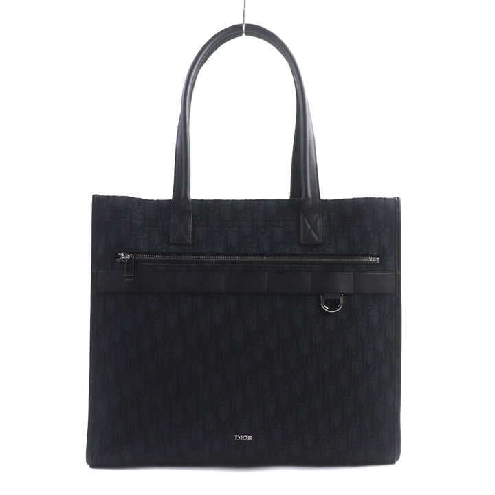 Dior Safari Oblique Jacquard Calfskin Tote Bag