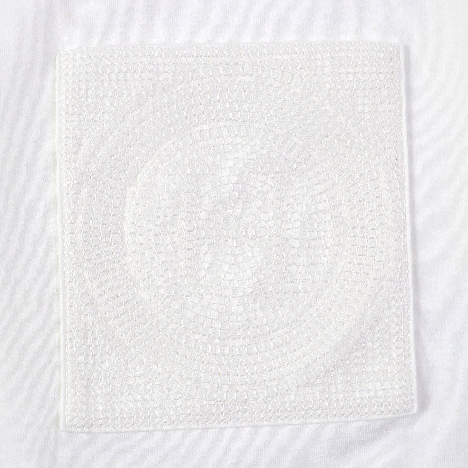 Hermes Cotton Mosaic Pocket Embroidery T-shirt