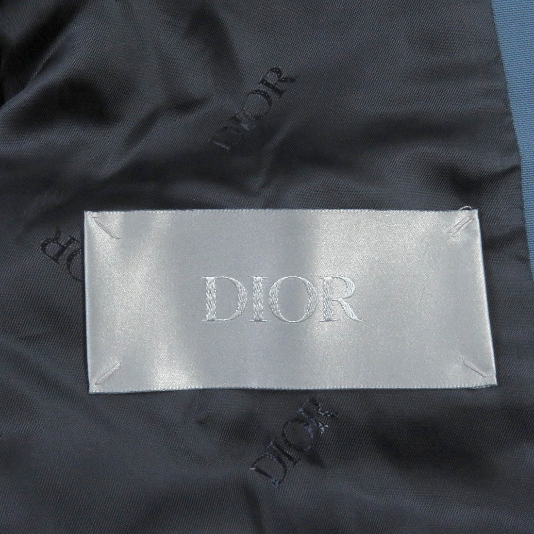 DIOR Nylon Cotton Kenny Scharf Hoodie Coat Blue