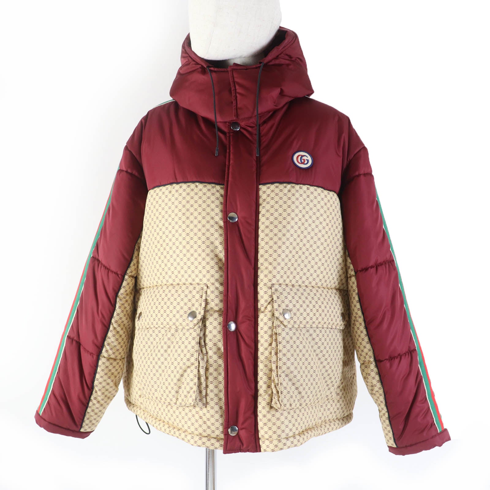 Gucci GG Marmont Patch Padded Jacket 42