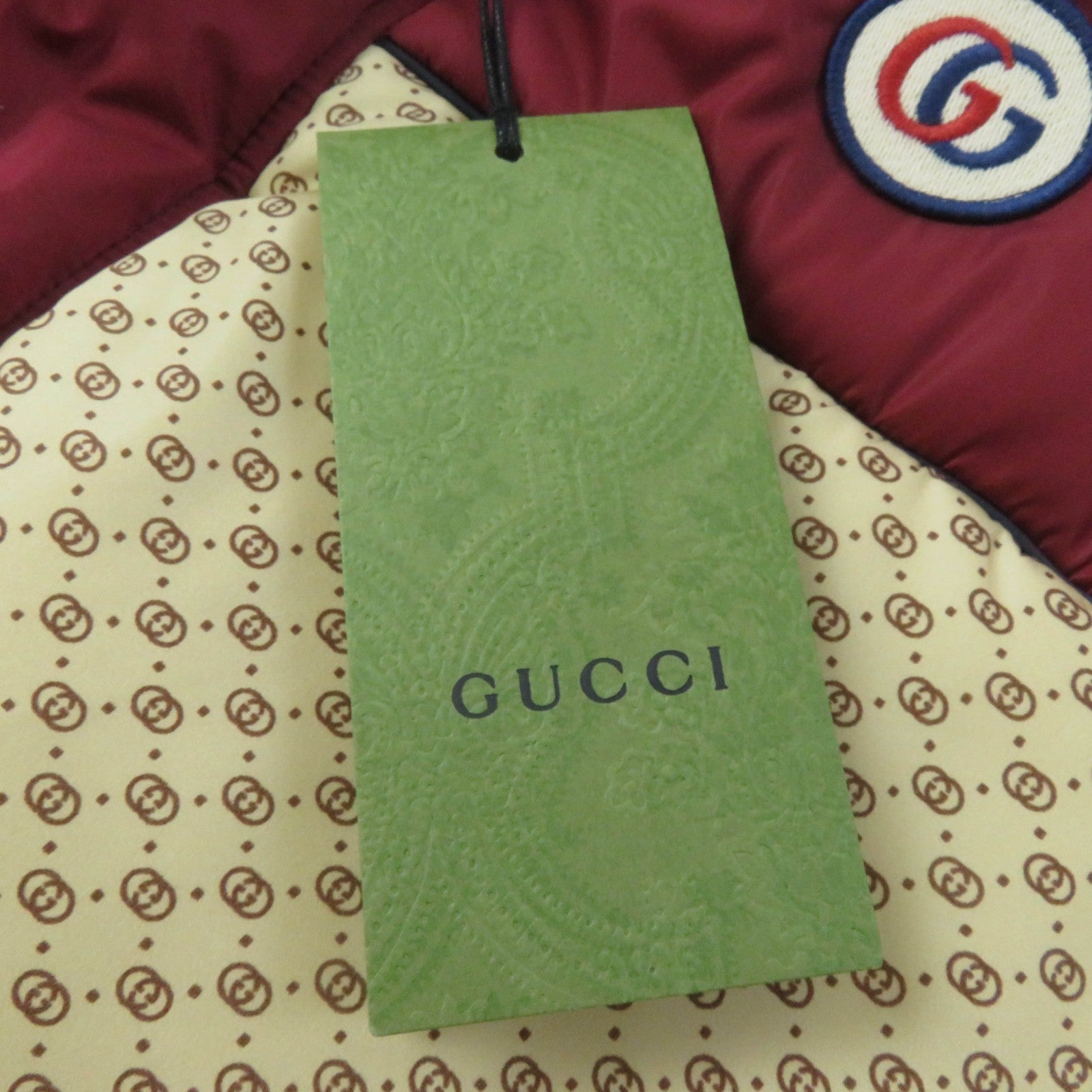 Gucci GG Marmont Patch Padded Jacket 42