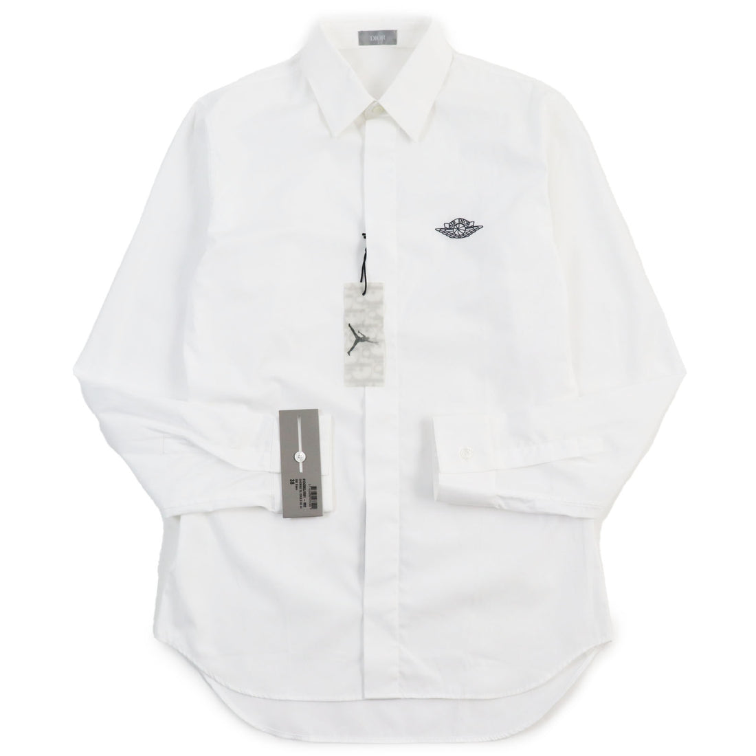 Dior Nike M.Woven Cotton Shirt White 38