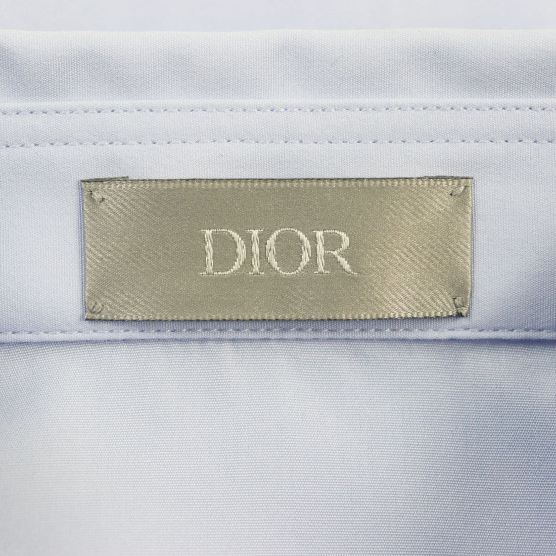 Dior Nike M.Woven Cotton Shirt Blue 38