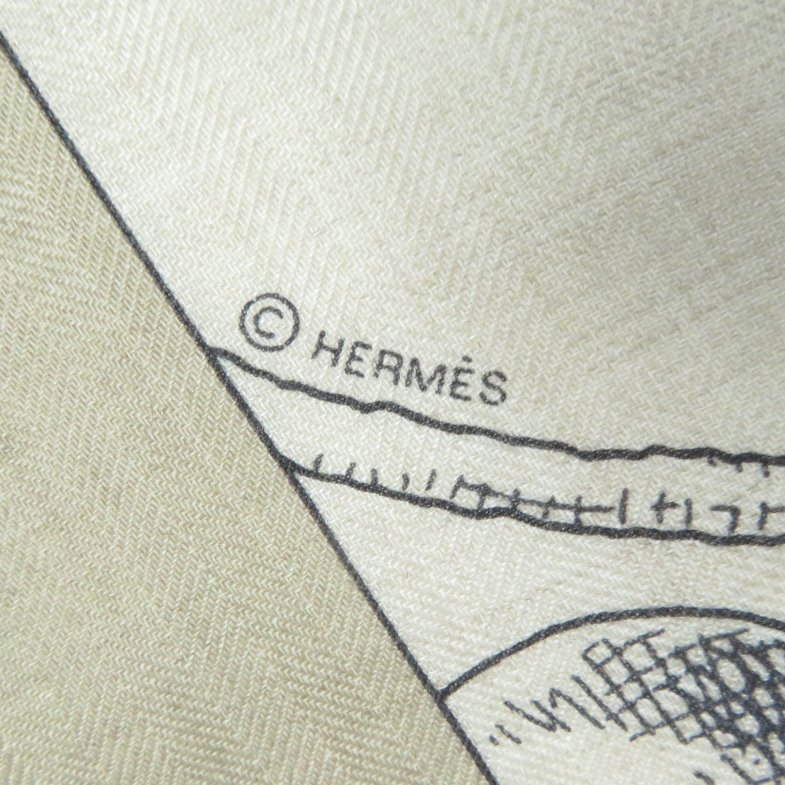 Hermes Carre 140 Cashmere Silk Scarf Multicolor