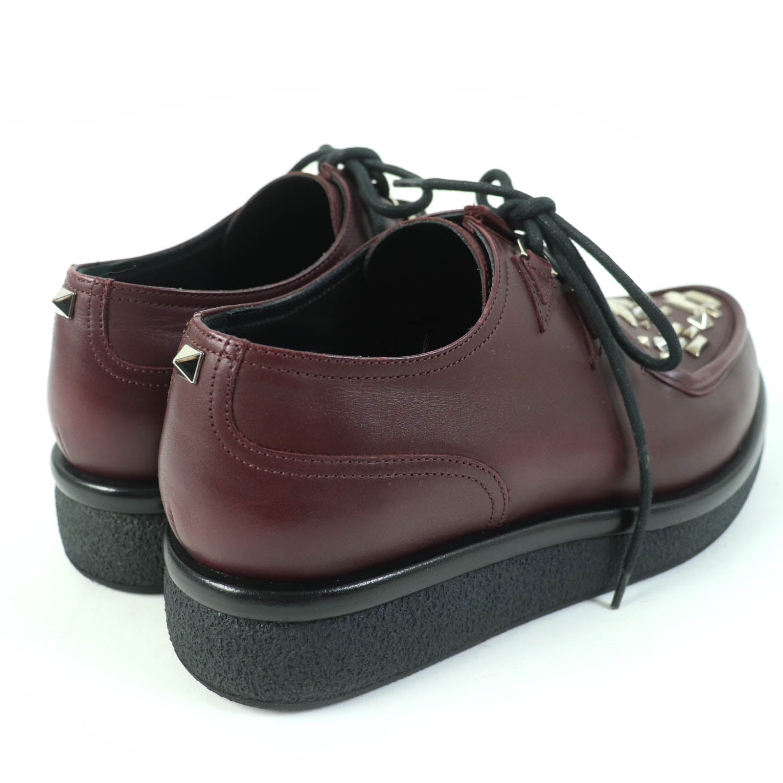 Valentino Leather Shoes Burgundy 39 Women