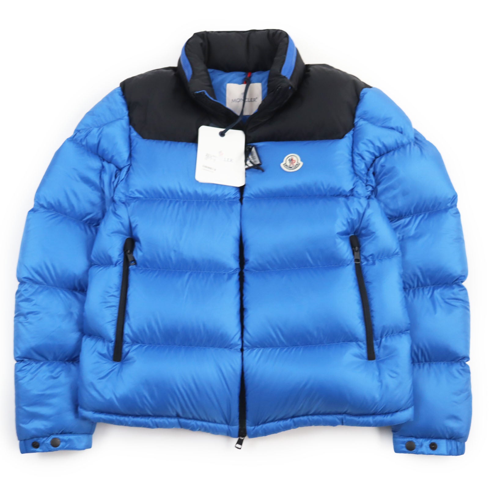 Moncler PEUPLIER Nylon Down Jacket Blue