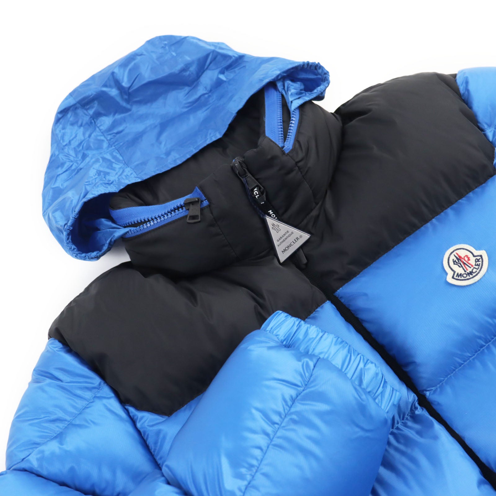 Moncler PEUPLIER Nylon Down Jacket Blue