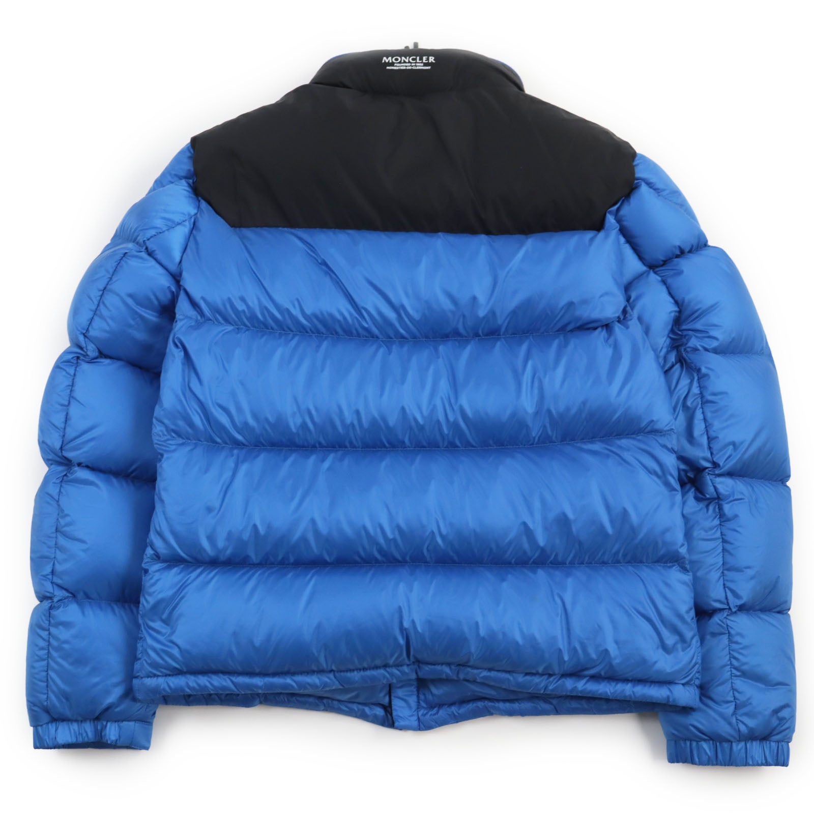 Moncler PEUPLIER Nylon Down Jacket Blue