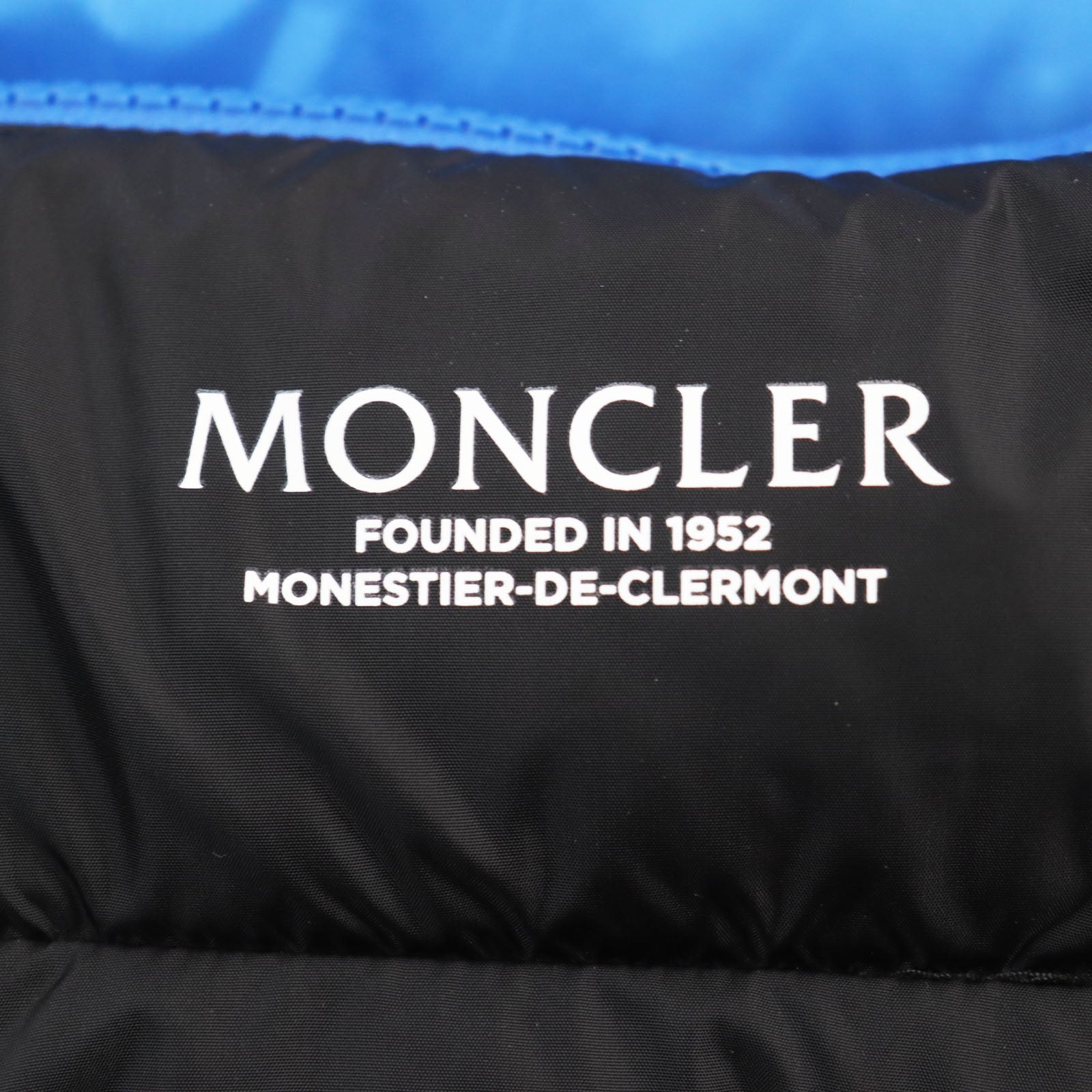 Moncler PEUPLIER Nylon Down Jacket Blue