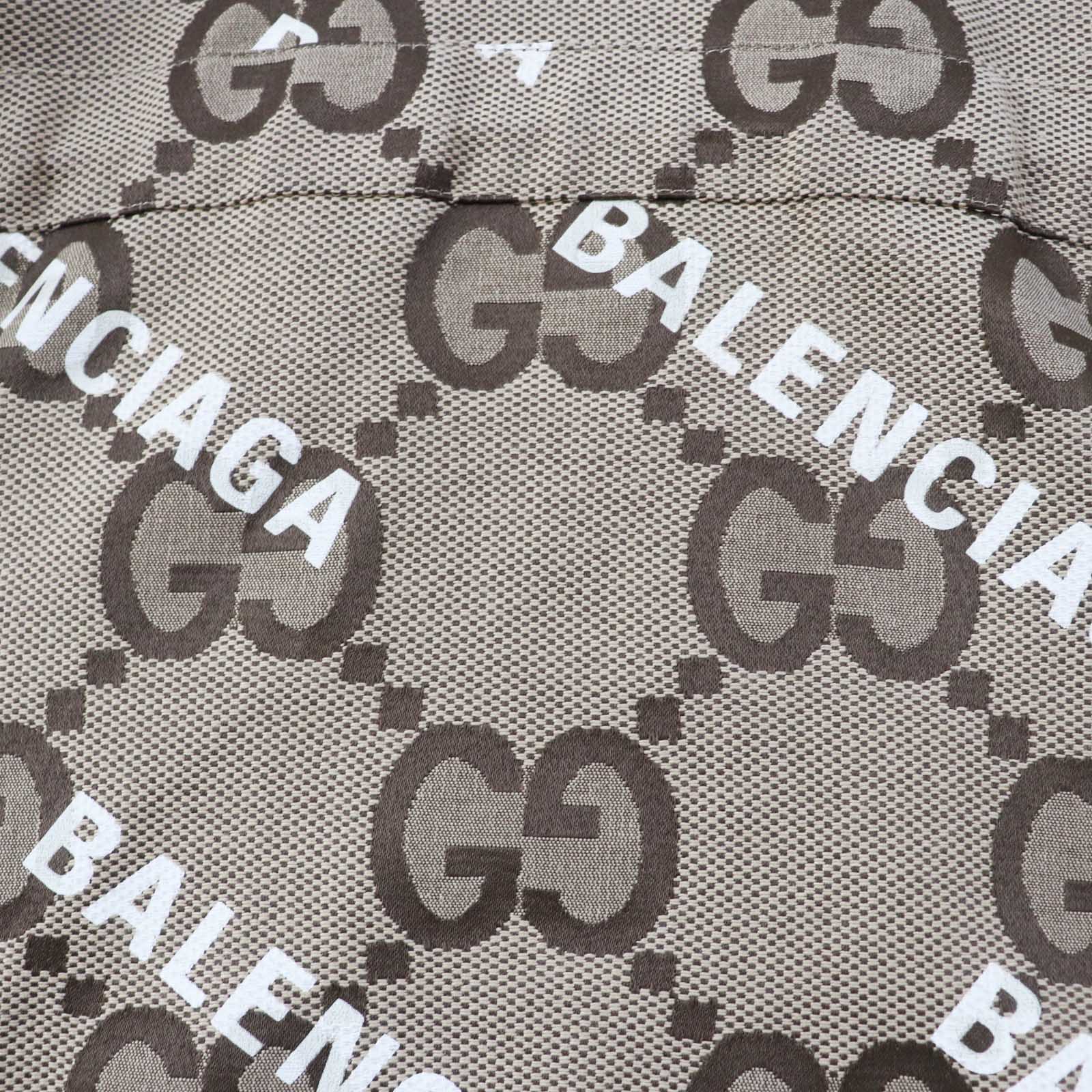 Gucci x Balenciaga Hacker GG Jacket Beige 38