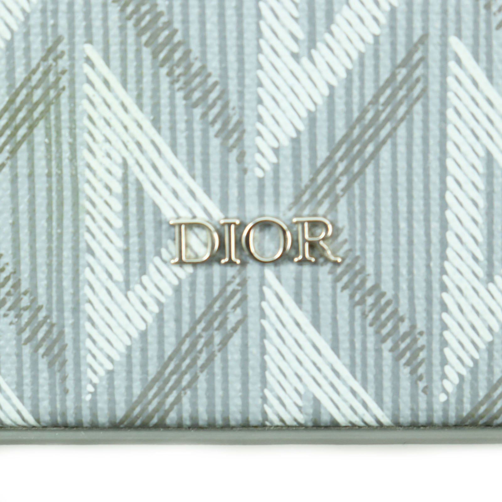 Dior CD Diamond Canvas Leather Briefcase