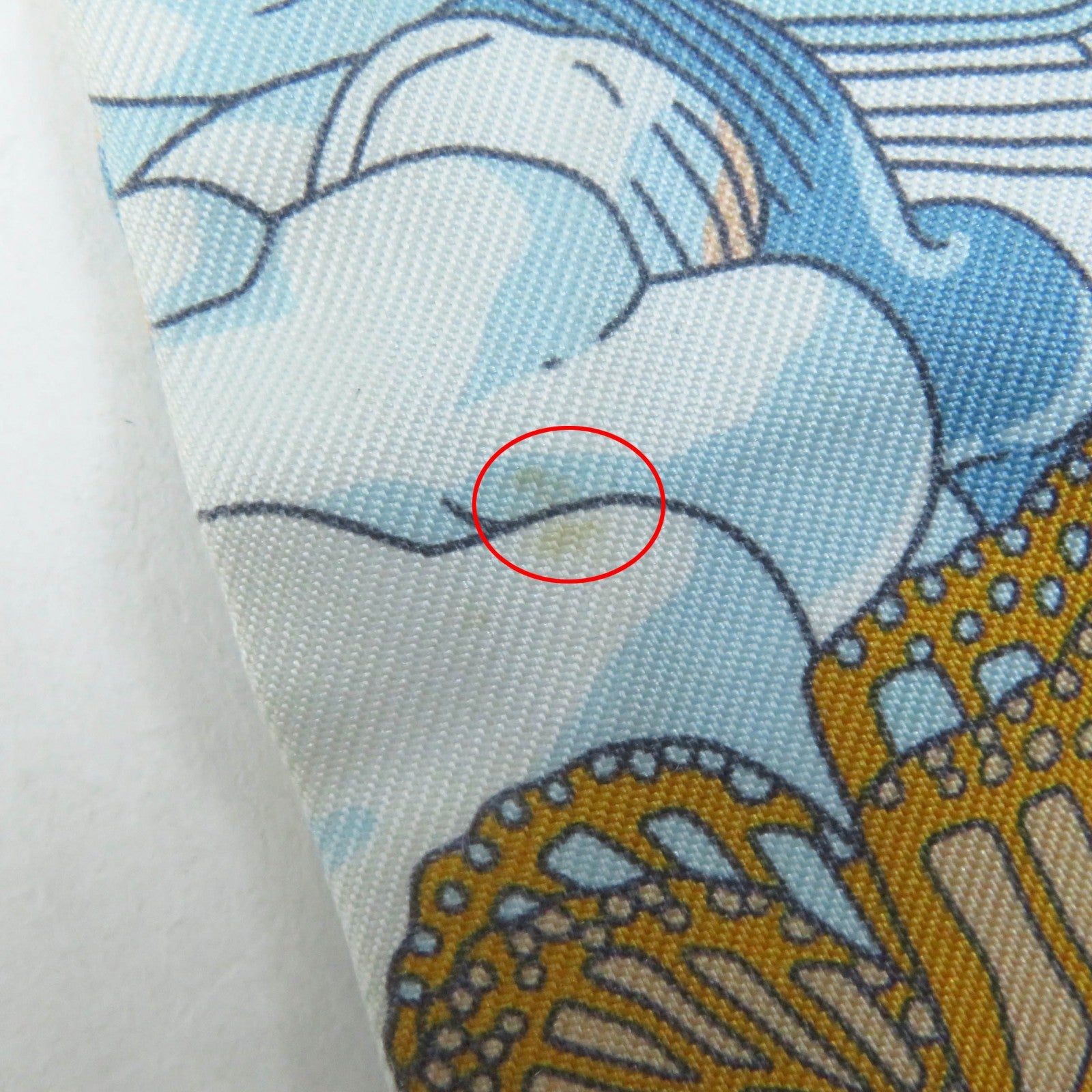 Hermes Sur Mon Nuage Silk Twilly Scarf