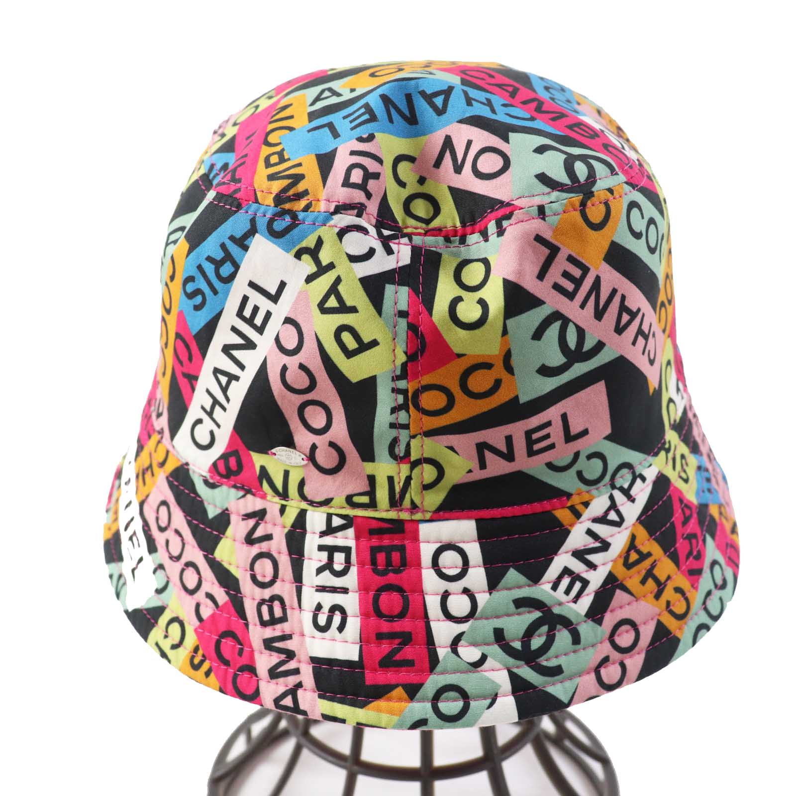 Chanel Cotton Sequin Reversible Bucket Hat