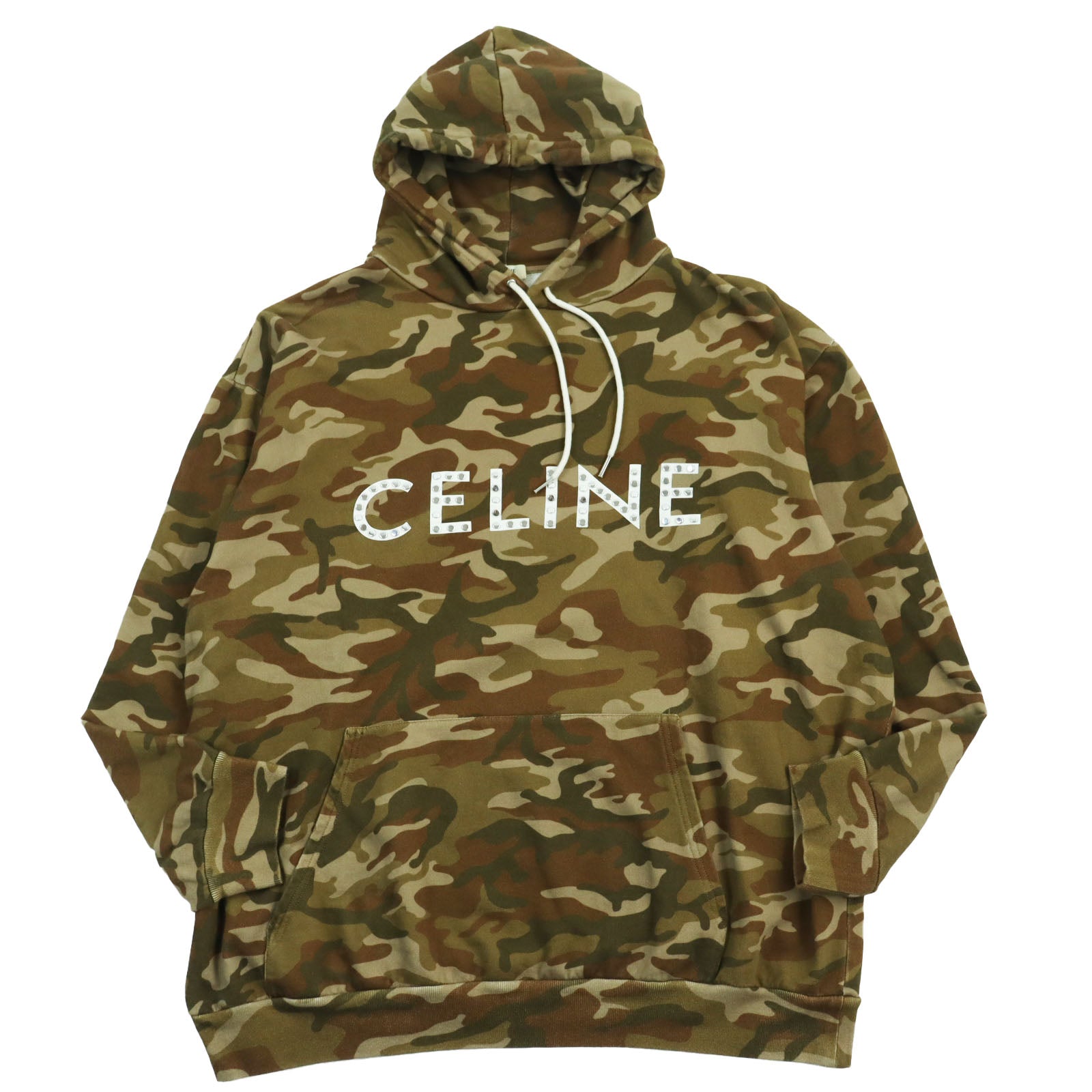 Celine Cotton Hoodie 2Y676247Q Multicolor L