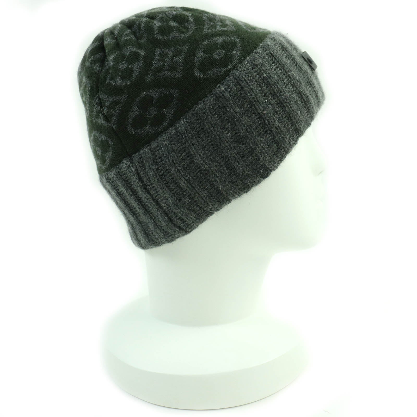 Louis Vuitton Cashmere Monogram Beanie Hat