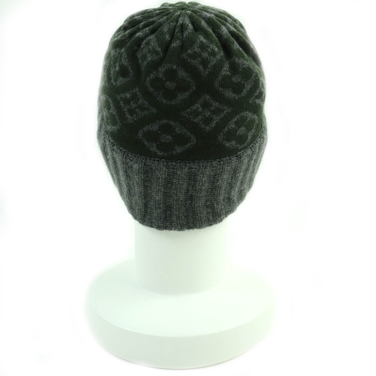 Louis Vuitton Cashmere Monogram Beanie Hat