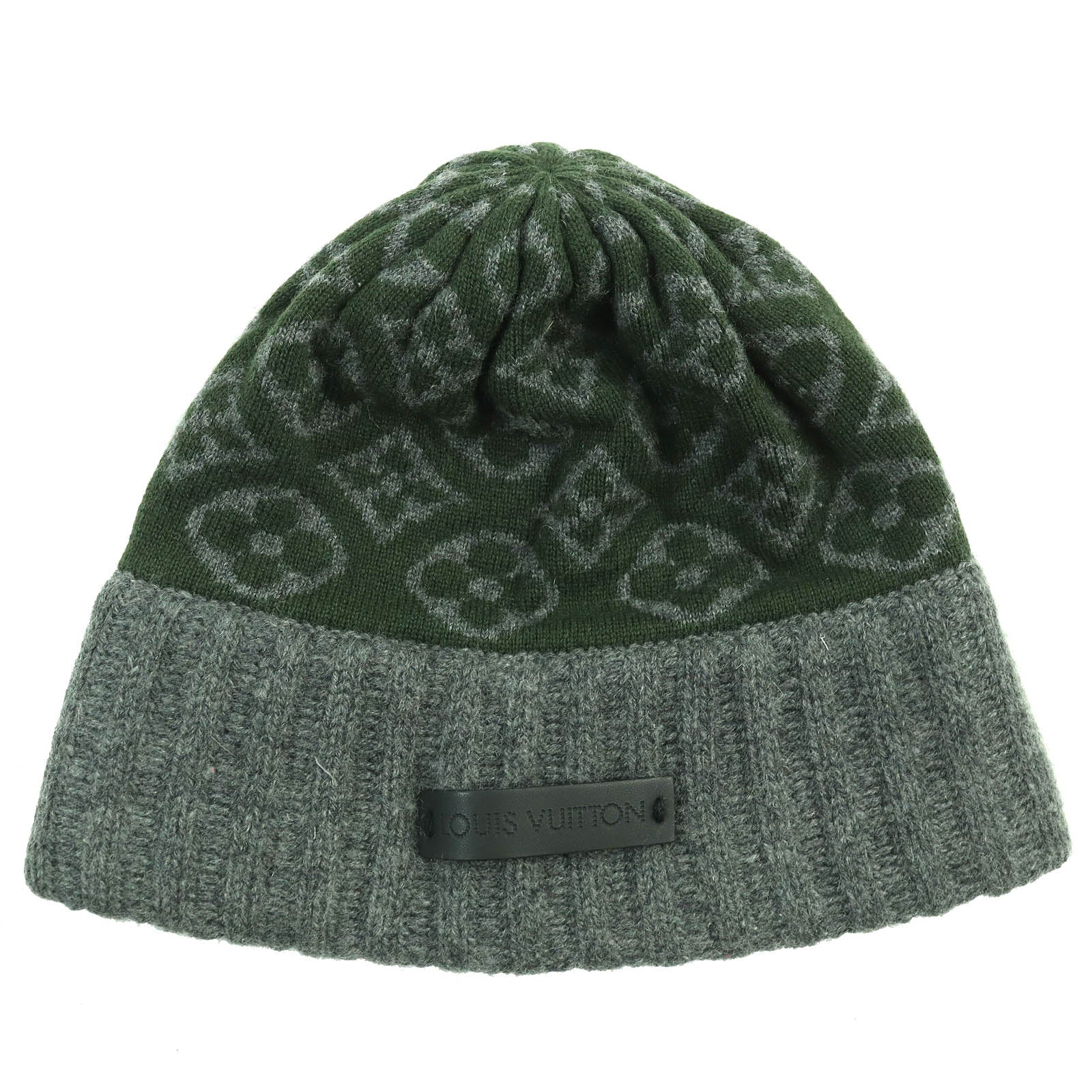 Louis Vuitton Cashmere Monogram Beanie Hat