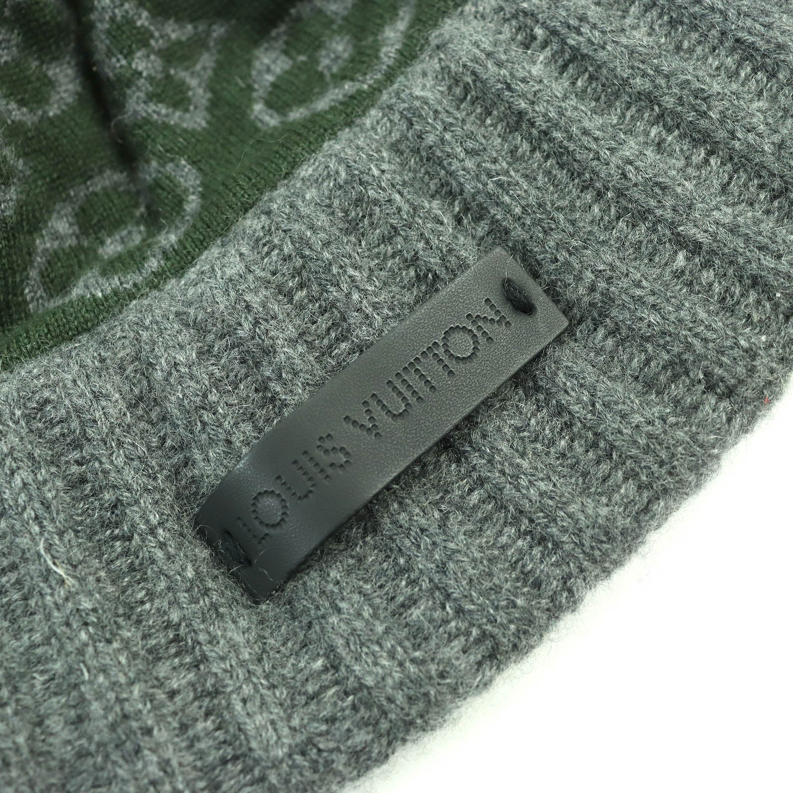 Louis Vuitton Cashmere Monogram Beanie Hat