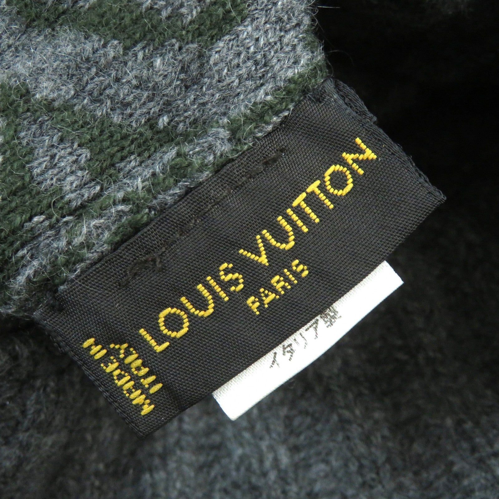 Louis Vuitton Cashmere Monogram Beanie Hat