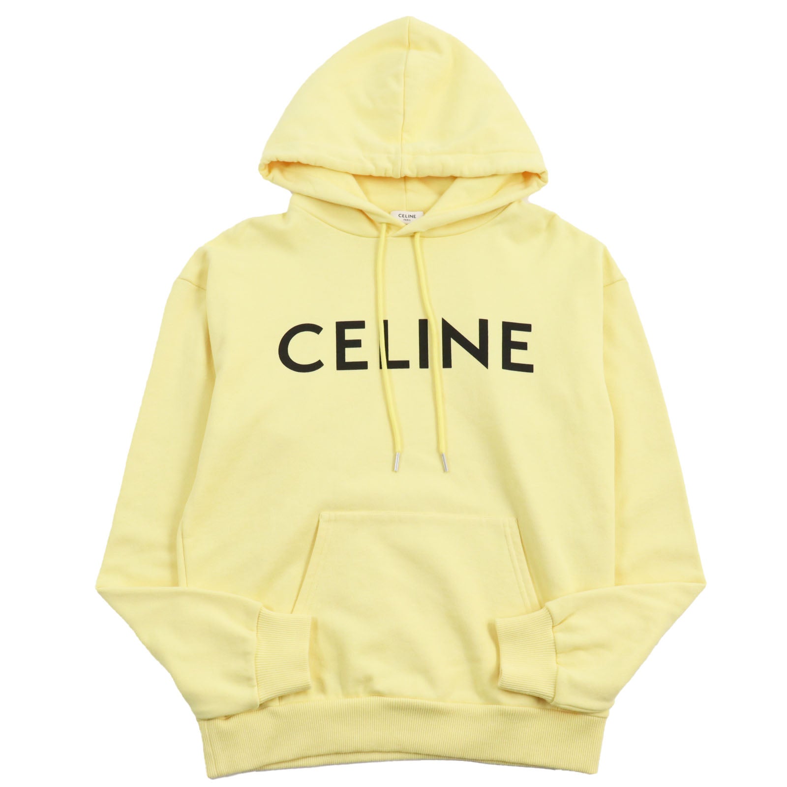 Celine Cotton Logo Hoodie Sweatshirt XS