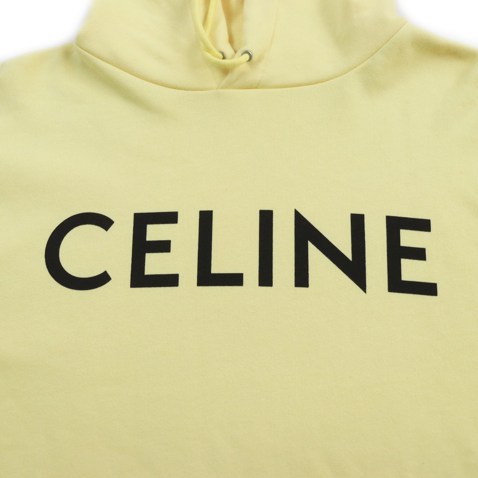 Celine Cotton Logo Hoodie Sweatshirt XS