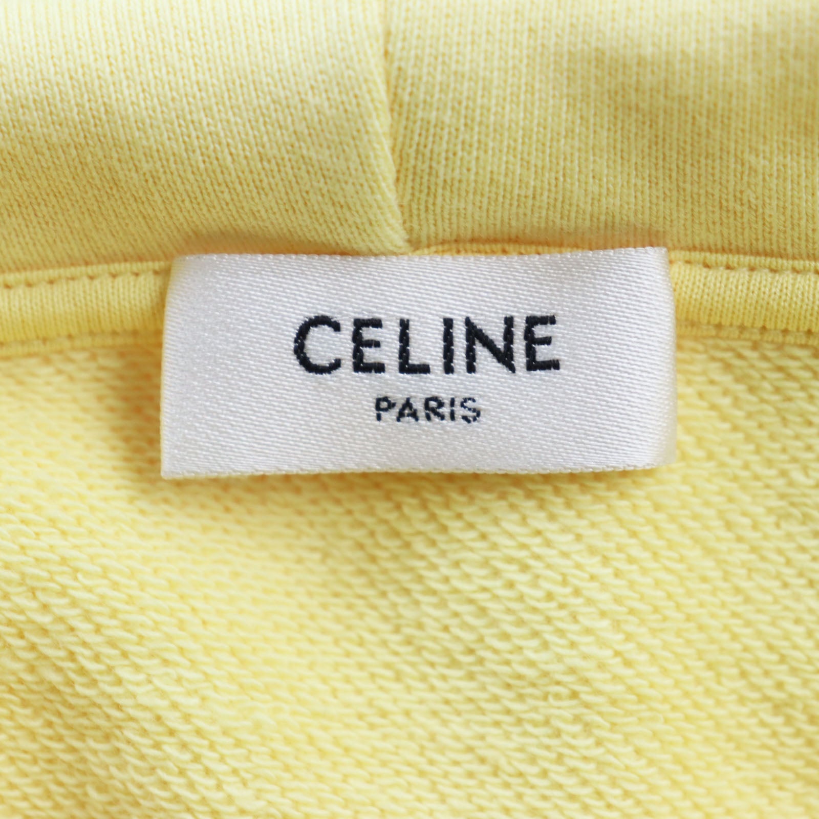 Celine Cotton Logo Hoodie Sweatshirt XS