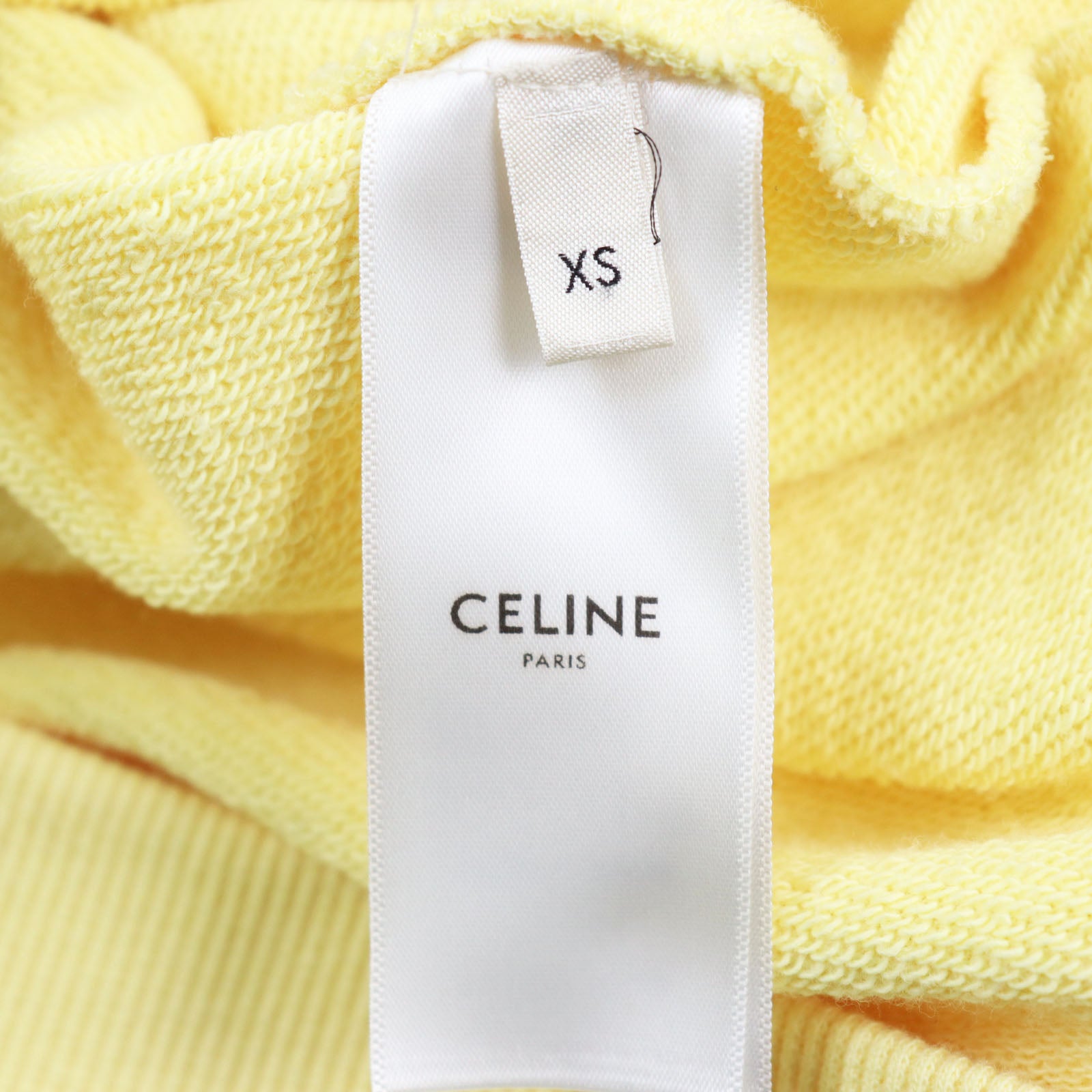 Celine Cotton Logo Hoodie Sweatshirt XS