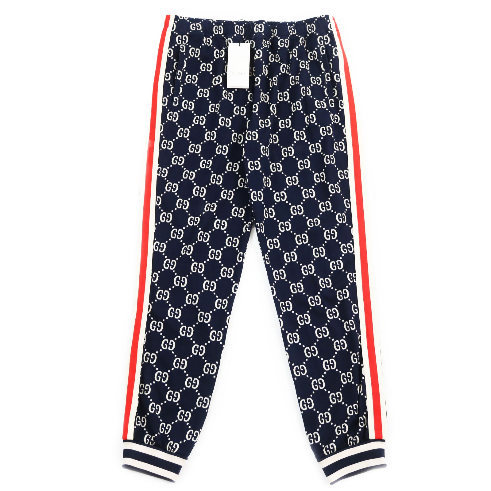 Gucci GG Jacquard Jogging Pants Navy XXXL